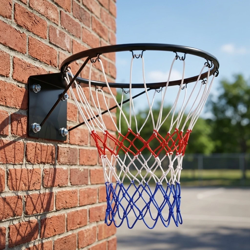48cm Heavy Duty Metal Basketball Rim With Net