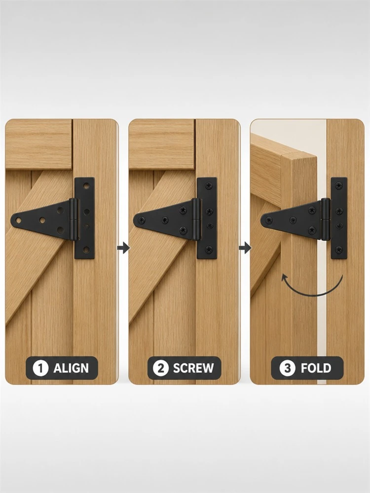 Heavy Duty T Strap Hinges Shed Door Gate Hinges