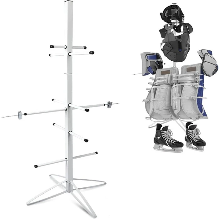 Metal Hockey Equipment Drying Rack Stand