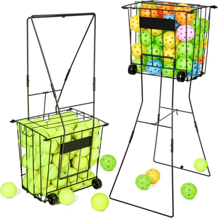 Tennis Ball Hopper Basket
